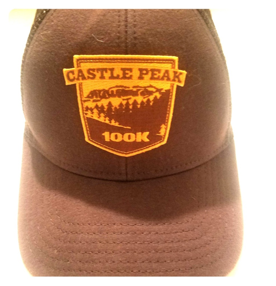 Castle Peak 100k Brown Trucker hat